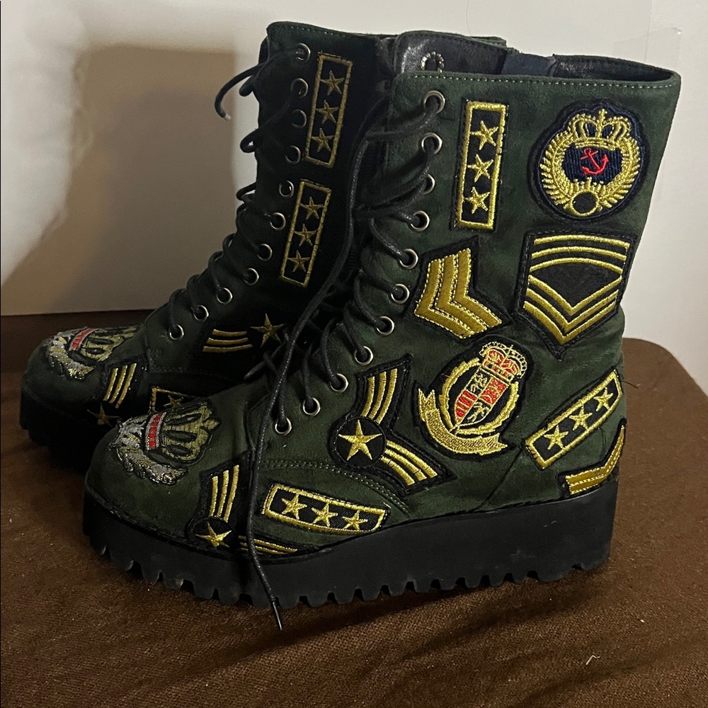 😄Handmade Havana Last Jeffery Campbell 38 boots - Picture 5 of 10